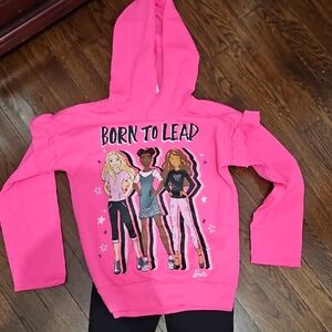 Barbie Pink Kids Hoodie - Born to Lead